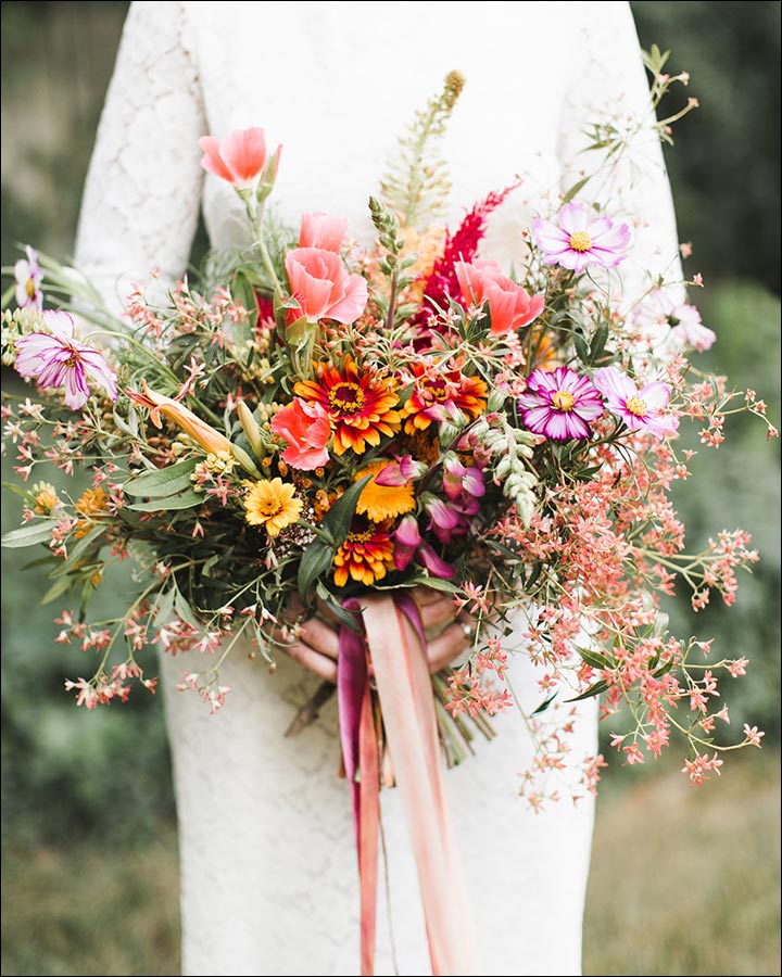 15 Wildflower Wedding Bouquet Ideas For The Bride-To-Be