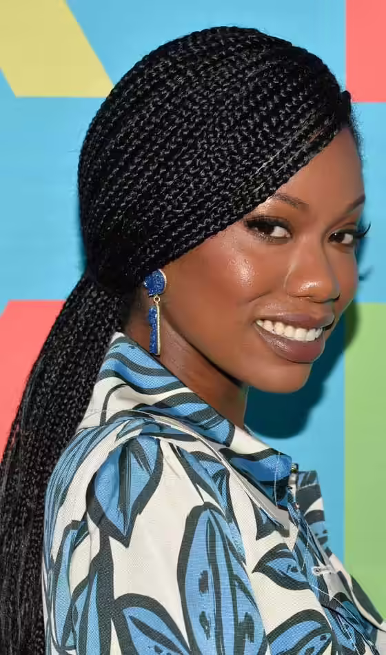 Summer Hairstyles For Long Hair - Box Braid Ponytail Box Braid Ponytail