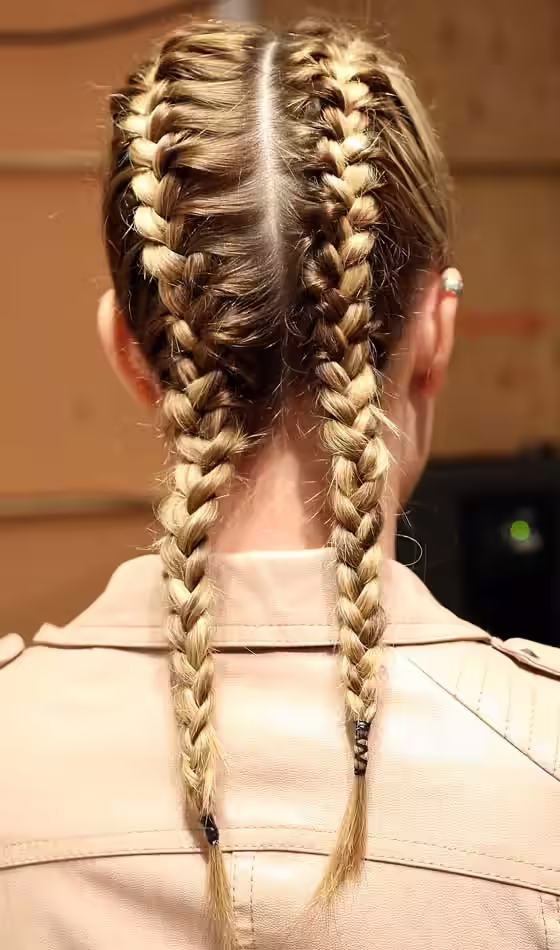 Summer Hairstyles For Long Hair - Braided Pigtails Braided Pigtails