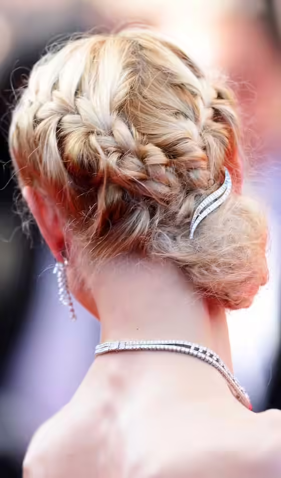 Summer Hairstyles For Long Hair - V Shaped Bun V shaped Bun