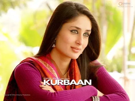 Kareena Kapoor With smokey eyes in Kurbaan