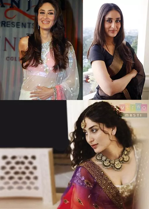 Kareena Kapoor with sarees