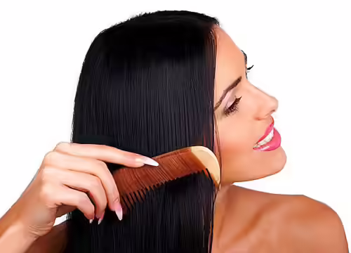combing straight hair Full combing straight hair Full