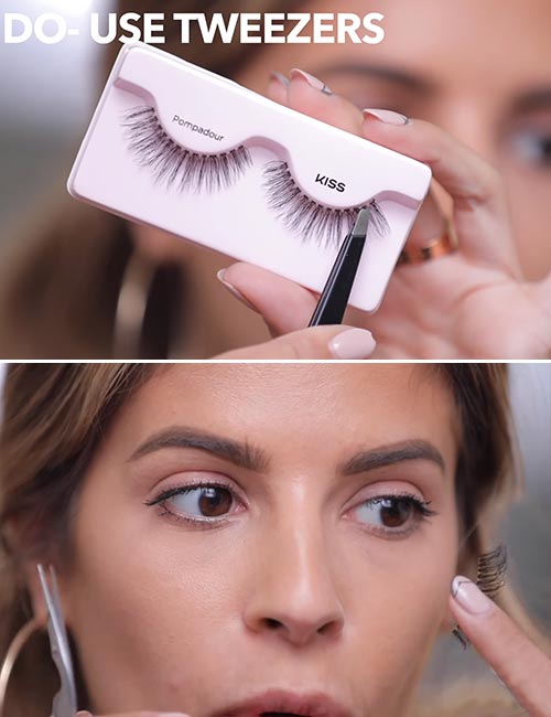 Trim And Customize Your Lashes How To Apply False Eyelashes - Trim And Customize Your Lashes