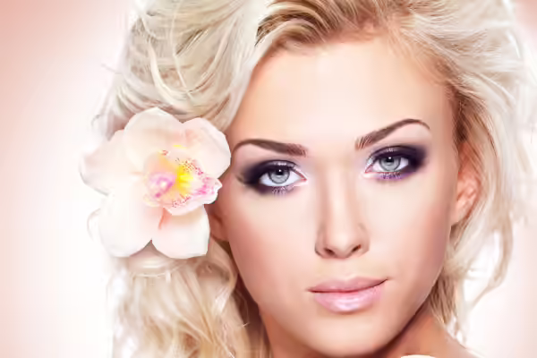 Princess Braid Hairstyle - A Single Flower a single flower