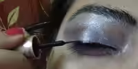 purple eye makeup step5 purple eye makeup step5