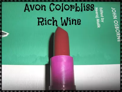 Avon colorbliss rich wine for makup