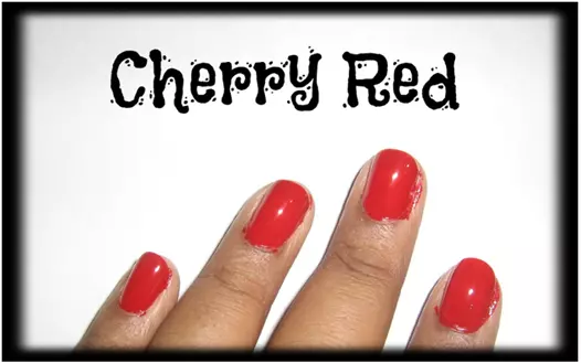 Cherry red for nail1