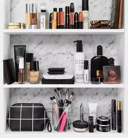 Classy Makeup Shelf For Beginners 