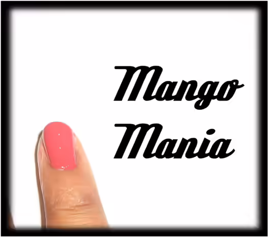 Mango mania nail art1 Mango mania nail art1