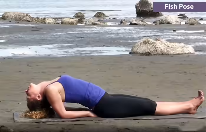 Yoga for Bad Breath - Matsyasana Yoga for Bad Breath - Fish Pose