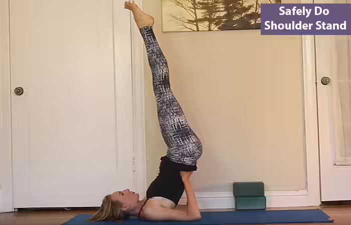 Yoga for Bad Breath - Salamba Sarvangasana Yoga for Bad Breath - Shoulder-Stand