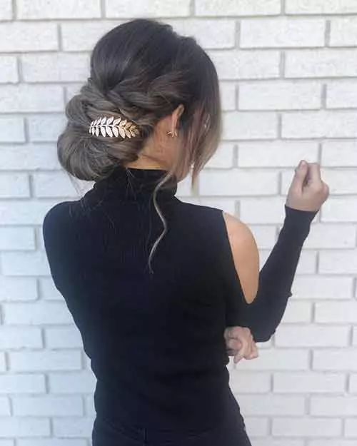 Accessorized Low Bun