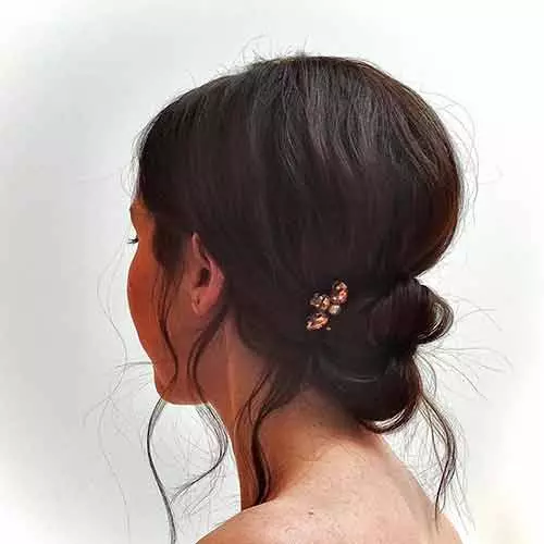 Bouffant Low Bun