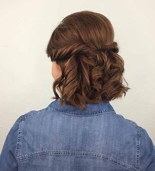 Bouffant With Twisted Sides Bouffant With Twisted Sides