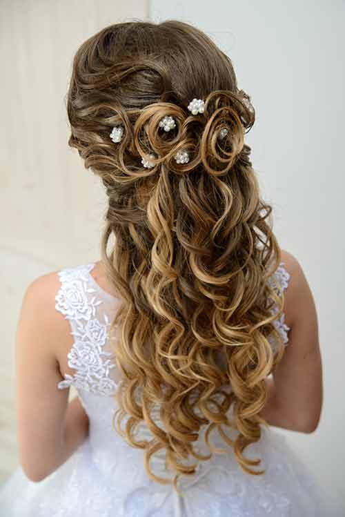 Flower Half Updo Flower Half Updo