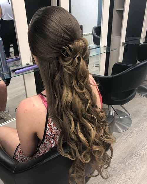 Folded Half Updo Folded Half Updo