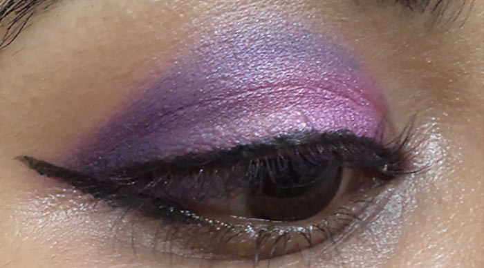 Purple eye makeup step 7 is to line your upper lash line Purple eye makeup step 7 is to line your upper lash line