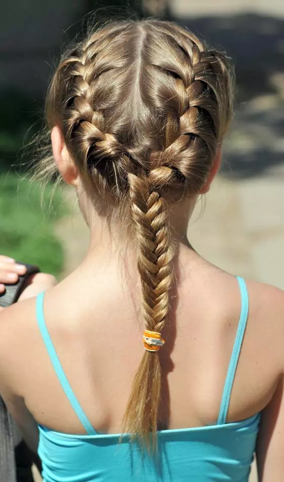 7.Triple-Braid-and-a-Long-Pony-Hairstyle