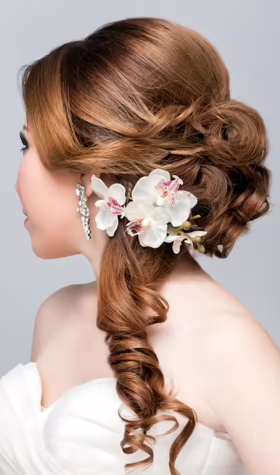 The Half up Half down Bouffant Up do