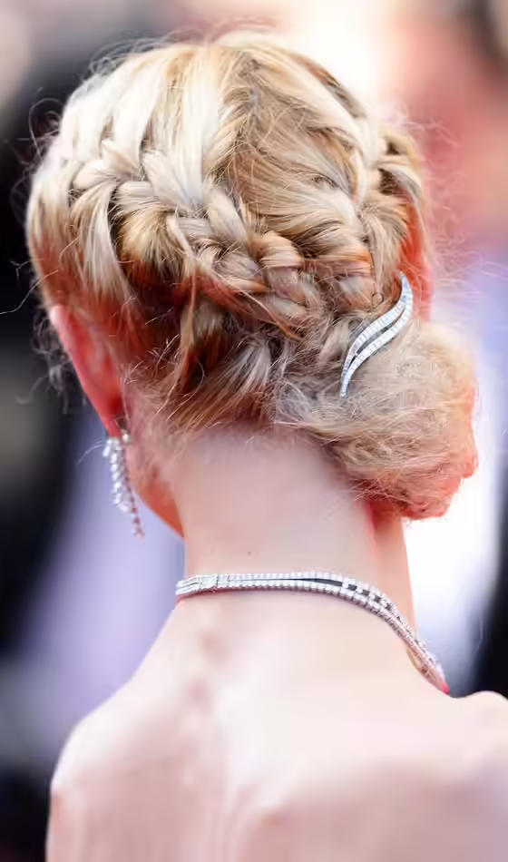 Braided-V-Bun