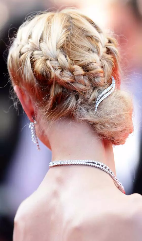 Braided-V-Bun