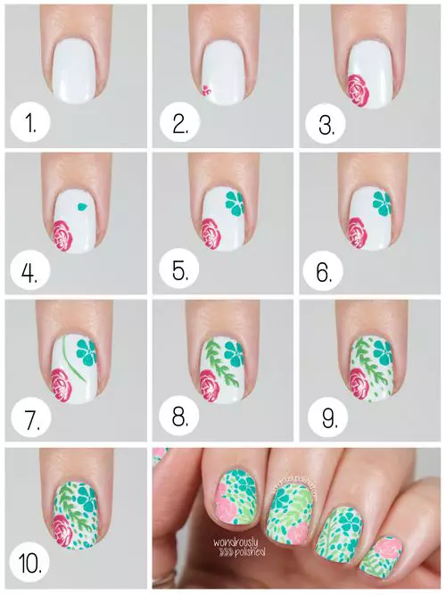 Floral Fun Nail Art