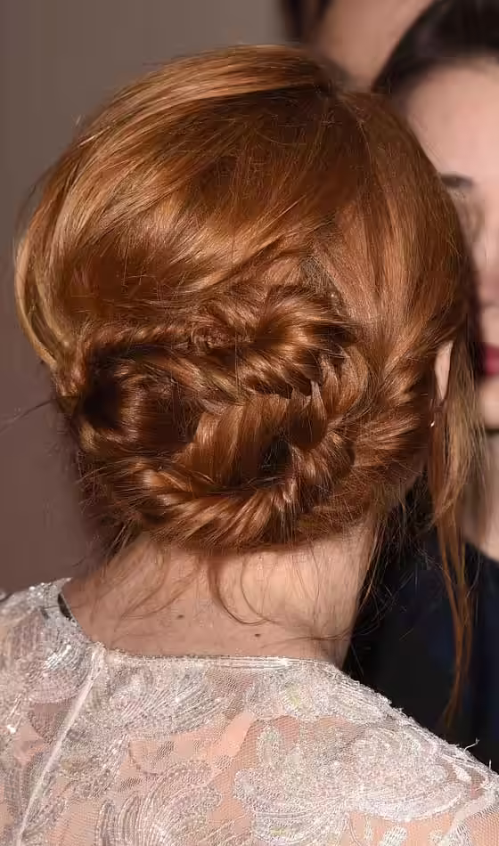 Tousled-Braided-Bun