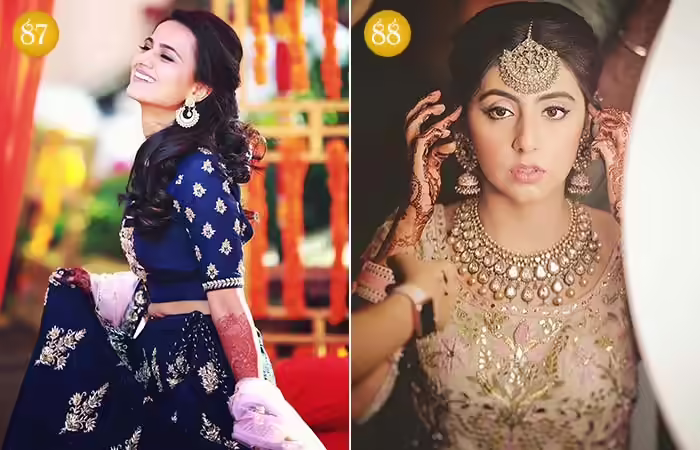 Beautiful modern Indian bridal look