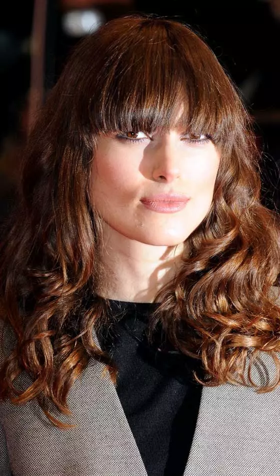 Symmetrical Front Bangs With Loose Layered Curls