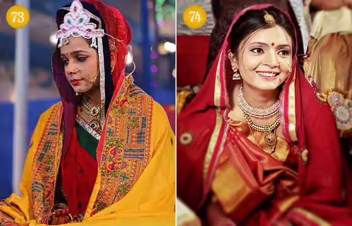 Beautiful Indian Bihari bridal look
