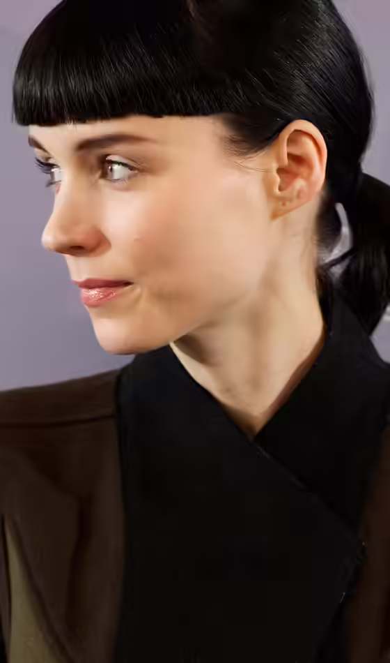Bridal Hairstyles for Short Hair - Fringed Black Short Ponytail Fringed Black Short Ponytail