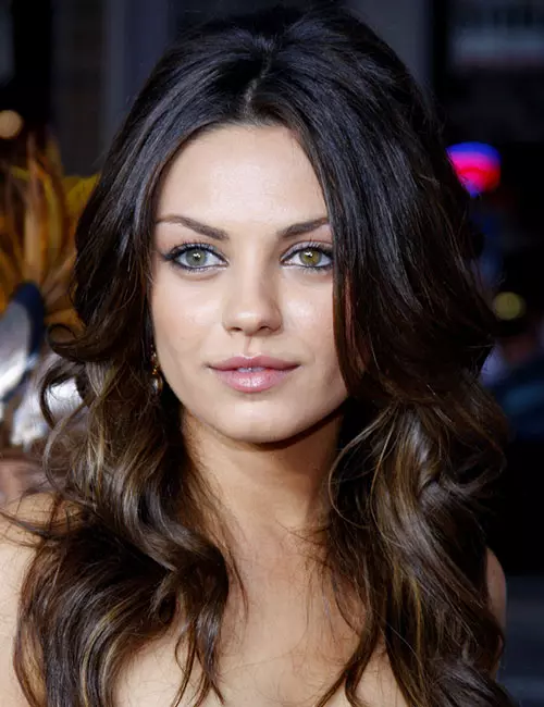 Mila Kunis’s Center-Parted