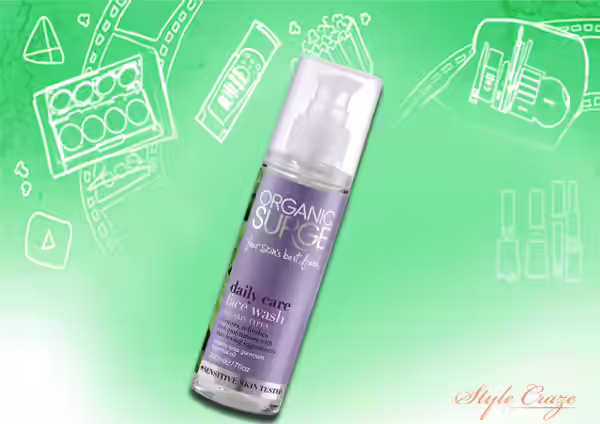 organic surge daily care face wash