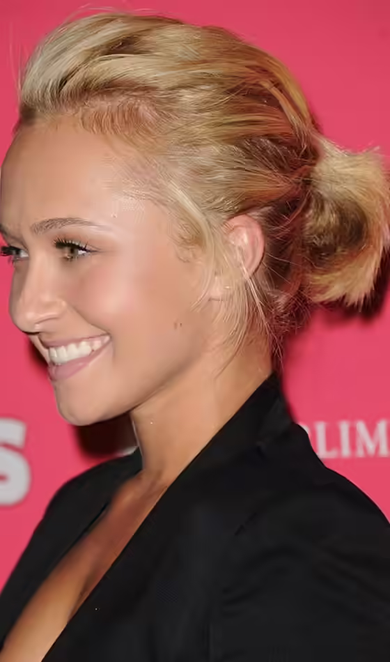 Bridal Hairstyles for Short Hair - Ponytail Pinned Ponytail Pinned