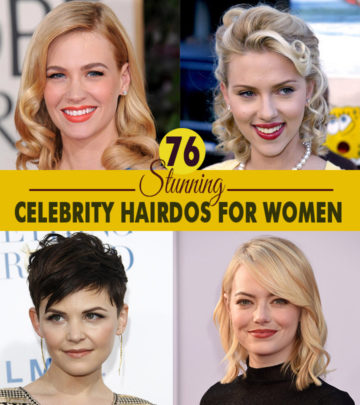 76 Stunning Celebrity Hairdos For Women_image