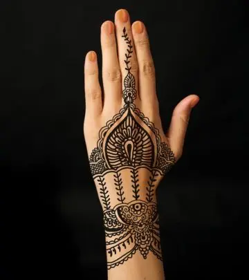 10 Best Black Mehndi Designs To Try In 2019_image