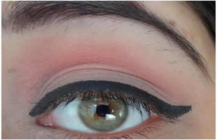 Step 12 of how to use blush as eye shadow