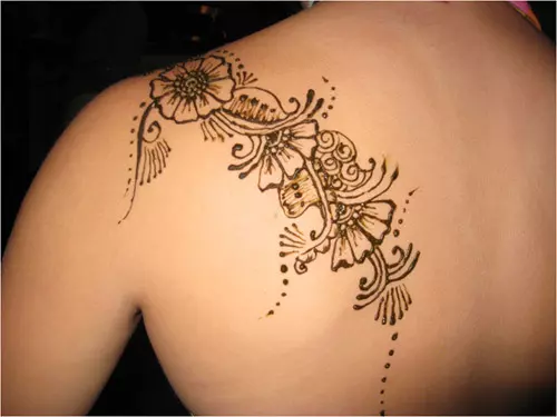 henna body mehadi design