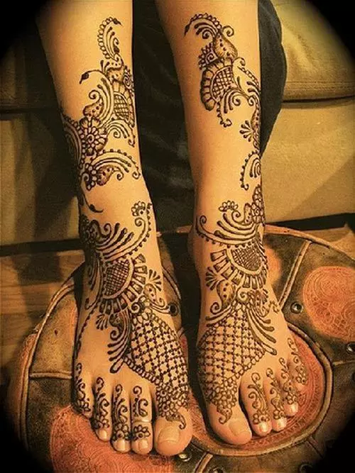 mehndi design for feet