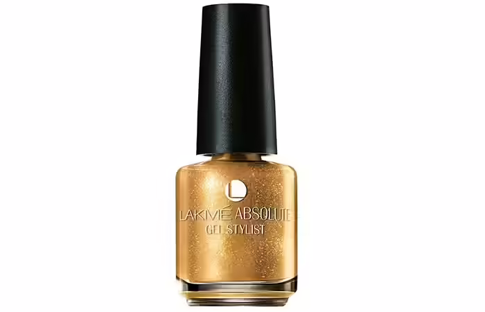 Lakme Absolute Gel Stylist Nail Color, Gold Glaze 10. Lakme Absolute Gel Stylist Nail Color, Gold Glaze