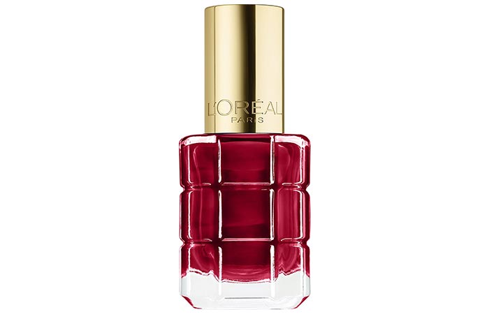 13. L’Oreal Paris Nail Paint, 550 Rouge Sauvage