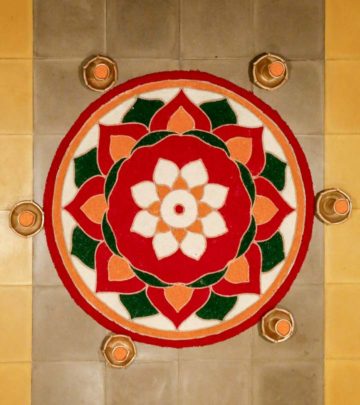 10 Simple And Amazing Rangoli Designs Without Dots