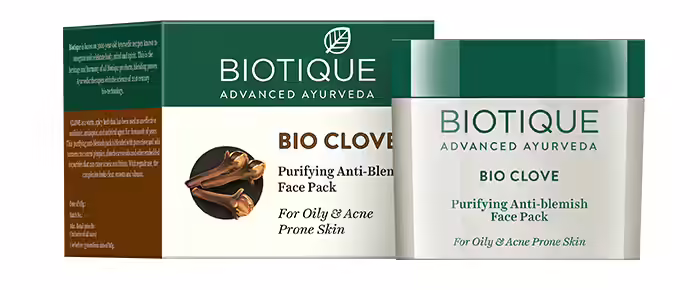 4. Bio Clove Purifying Anti-Blemish Face Pack For Oily And Acne Prone Skin
