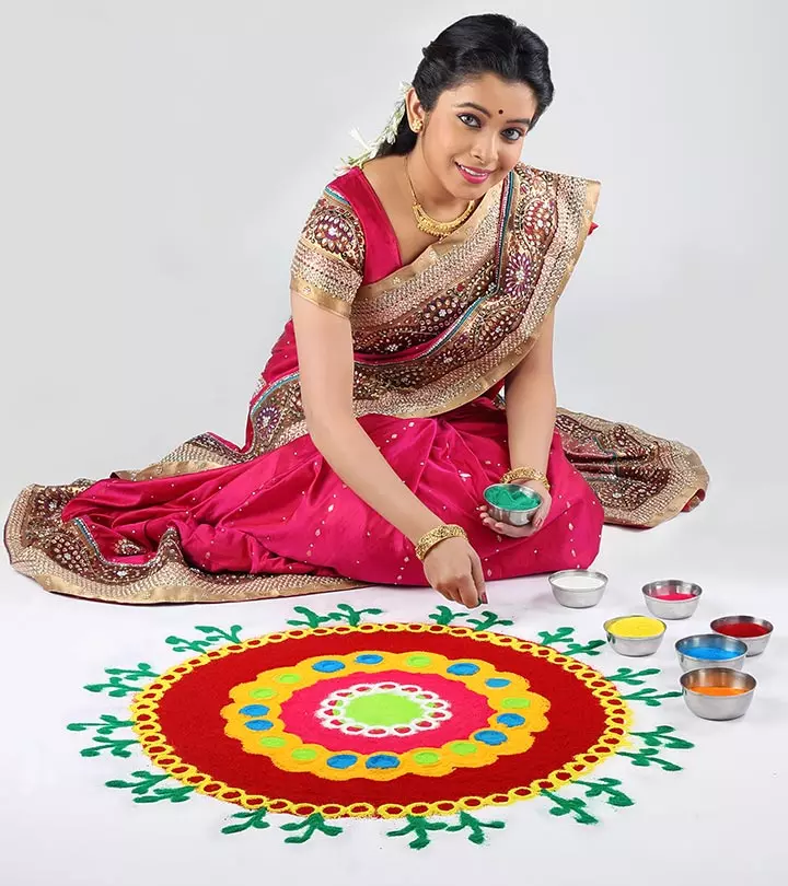25 Rangoli Designs With Dots To Try In 2015