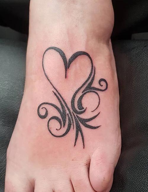 Tribal Heart Tattoo Tribal Heart Tattoo