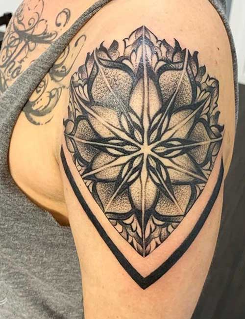 Tribal Shoulder Tattoo Tribal Shoulder Tattoo