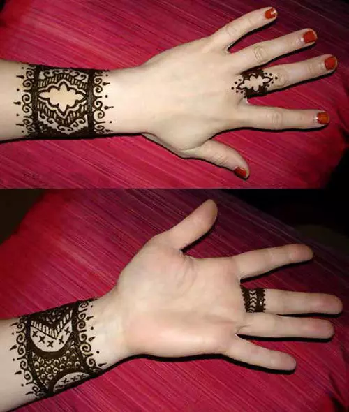 Wrist Mehndi Designs Collection