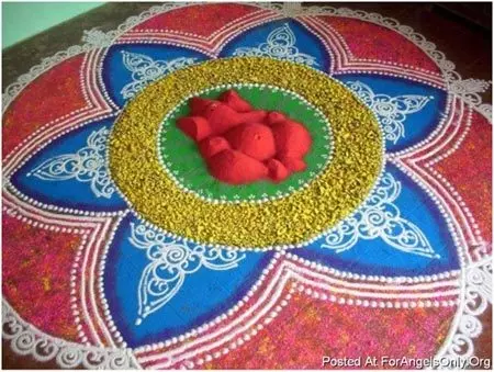 beautiful rangoli design