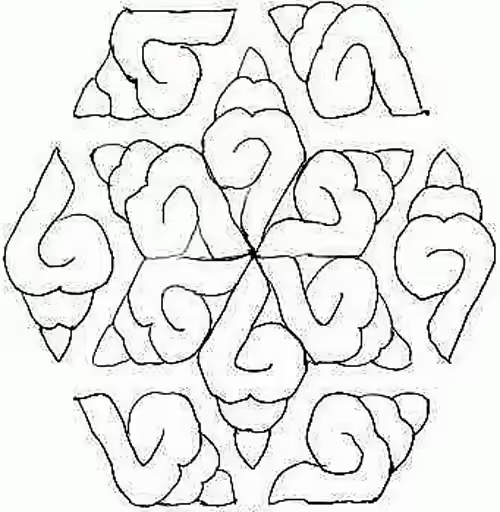 Rangoli design with dots for Sankranthi Rangoli design with dots for Sankranthi